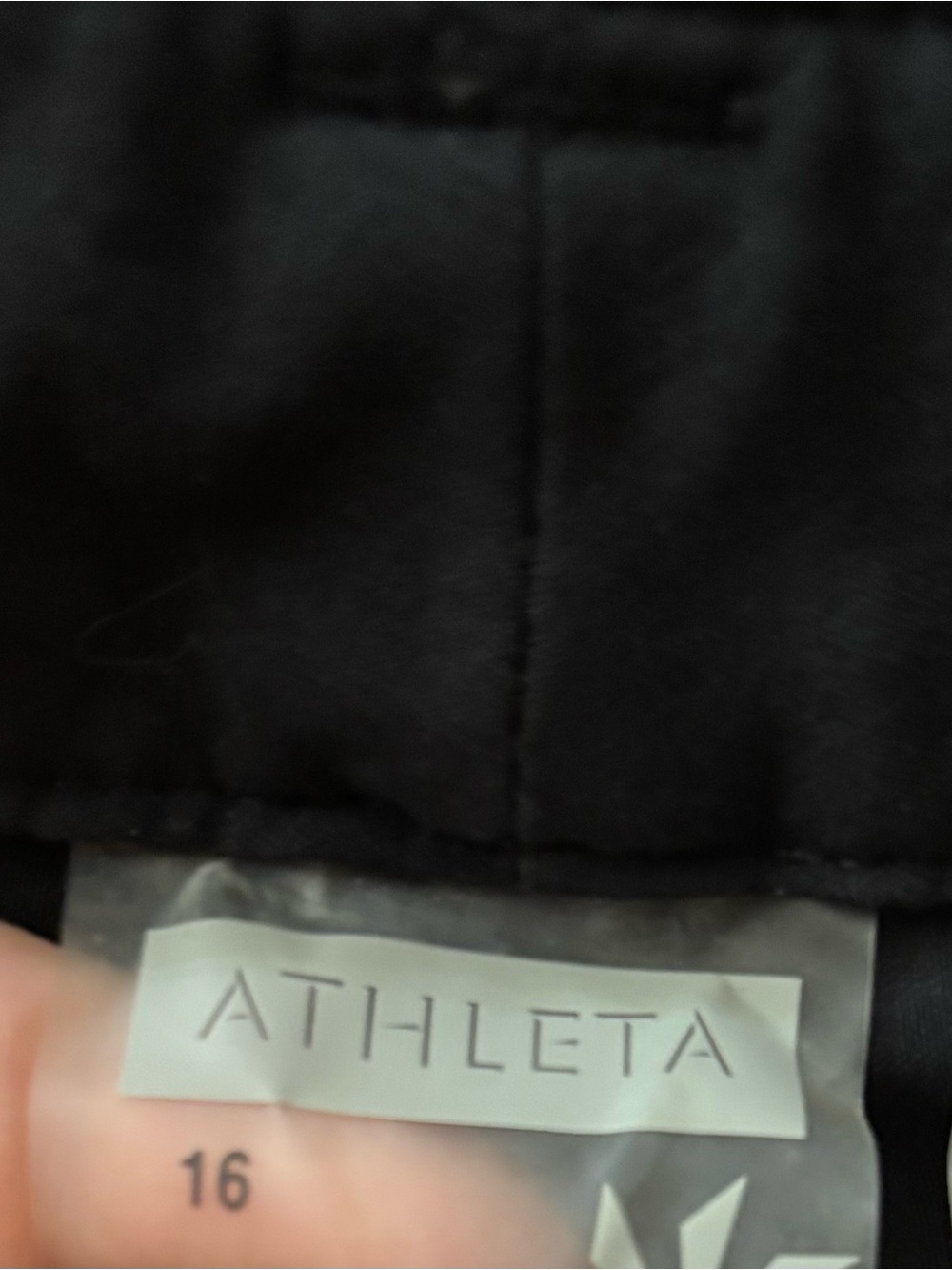 Athleta black outdoor sports pants. Size 16 - Picture 5 of 6